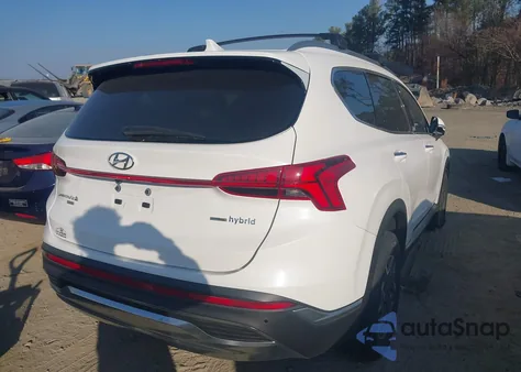 2022 Hyundai Santa Fe Hybrid Blue from USA, damaged, VIN KM8S2DA18NU049072